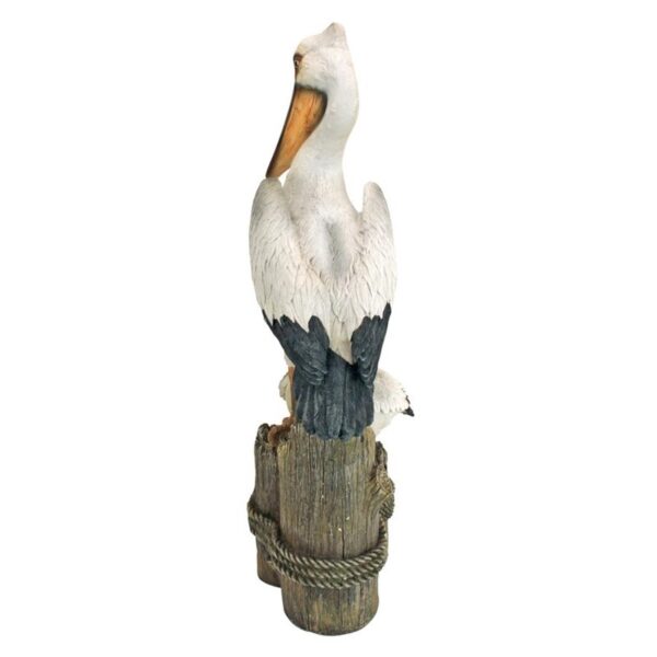 Design Toscano QL56458 9 Inch Oceans Perch Pelican Statue