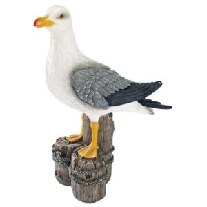 Design Toscano QL56461 12 Inch Dockside Seagull Statue