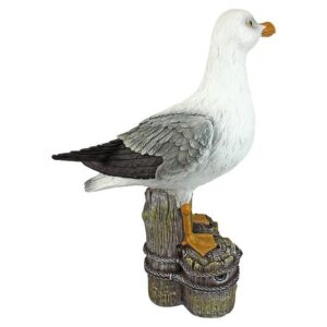 Design Toscano QL56461 12 Inch Dockside Seagull Statue