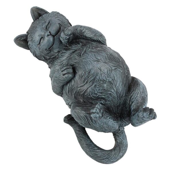 Design Toscano QL57117 5 1/2 Inch Playful Cat on Back Statue