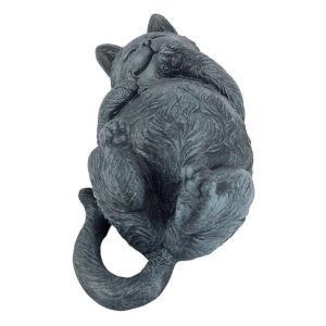 Design Toscano QL57117 5 1/2 Inch Playful Cat on Back Statue