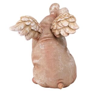 Design Toscano QL57201 7 1/2 Inch Flying Pig Statue Sitting