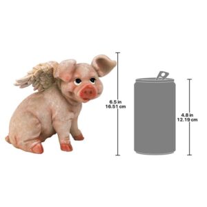 Design Toscano QL57201 7 1/2 Inch Flying Pig Statue Sitting