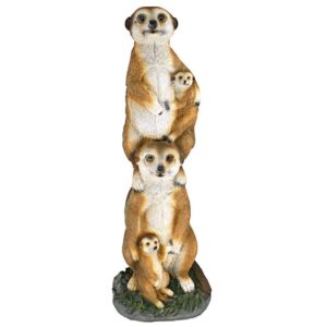 Design Toscano QL57526 Meerkat Generations Garden Statue