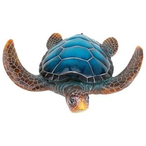 Design Toscano QL59584 14 Inch Large Blue Sea Turtle Statue