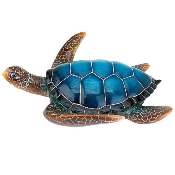 Design Toscano QL59584 14 Inch Large Blue Sea Turtle Statue