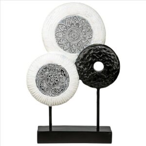 Design Toscano QL598 11 Inch Mandalas of Marrakesh Medallion Statue