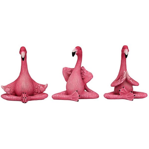 Design Toscano QL60051 4 1/2 Inch Flamingos, Set of 3