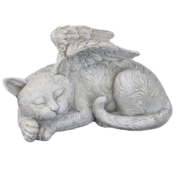 Design Toscano QL6080 10 Inch Cat Angel Memorial Statue