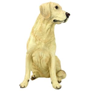 Design Toscano QL6176 9 Inch Golden Labrador Retriever Dog Statue