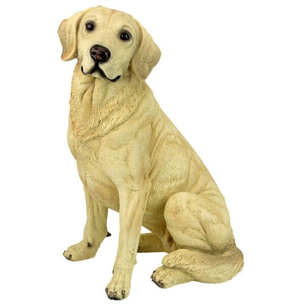 Design Toscano QL6176 9 Inch Golden Labrador Retriever Dog Statue