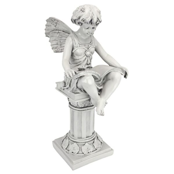 Design Toscano QL870801 9 Inch British Reading Fairy Statue