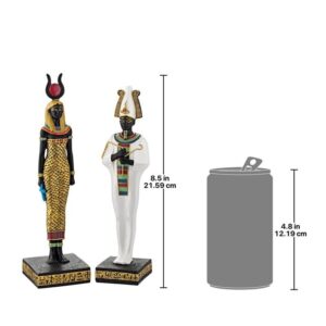 Design Toscano QL951222 2 1/2 Inch Set of Osiris and Hathor Statues