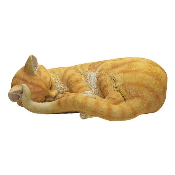 Design Toscano QM124371 8 Inch Cat Nap Sleeping Kitten Statue