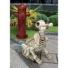 Design Toscano QM14021 9 Inch Fetch the Skeleton Dog Statue