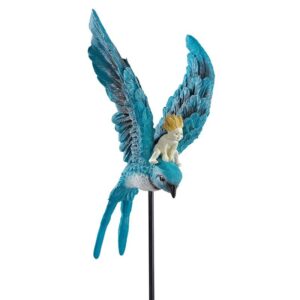 Design Toscano QM14024 6 Inch Thumbilina Fairy on Bird with Stake