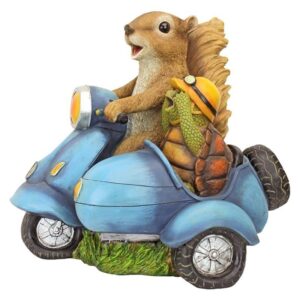 Design Toscano QM15005 8 Inch Born to be Wild Squirrel on Motorcycle