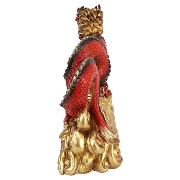 Design Toscano QM15006 13 1/2 Inch Asian Dragon Welcome Statue