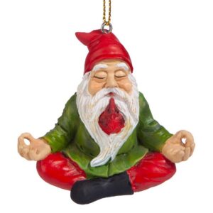 Design Toscano QM17010 3 Inch Zen Gnome Holiday Ornament