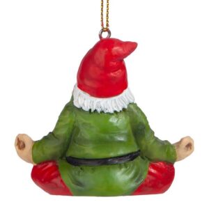 Design Toscano QM17010 3 Inch Zen Gnome Holiday Ornament