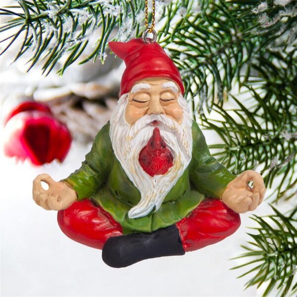 Design Toscano QM17010 3 Inch Zen Gnome Holiday Ornament