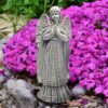 Design Toscano QM1932210 9 1/2 Inch Angelic Messenger Garden Angel Statue