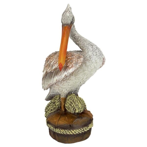 Design Toscano QM205301 7 Inch Ocean Side Pier 51 Pelican Statue