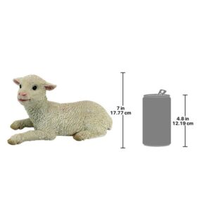 Design Toscano QM21057 12 Inch Aries Sitting Lamb Statue