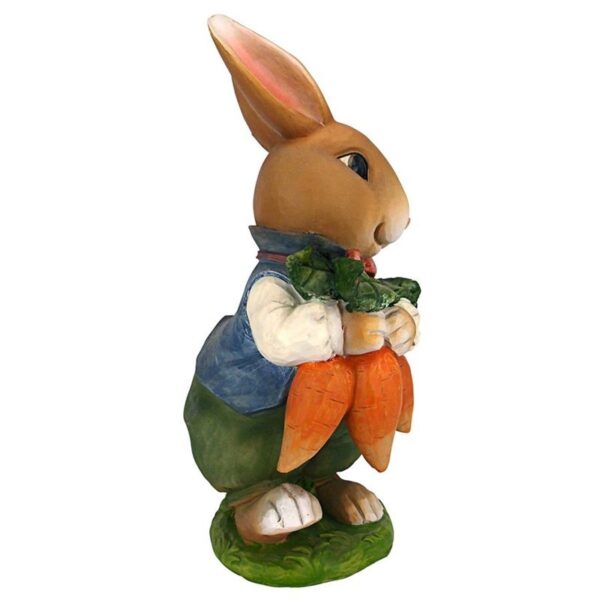 Design Toscano QM226181 7 Inch Bunny Hop Father Rabbit Statue