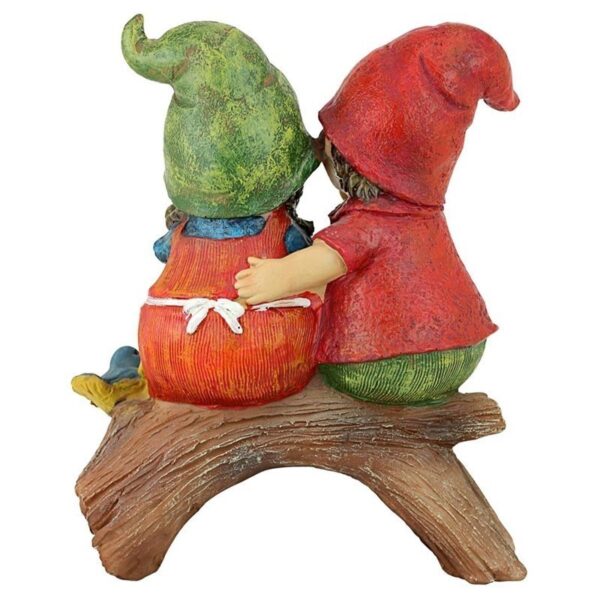 Design Toscano QM2360700 8 Inch Telling Secrets Gnome Statue