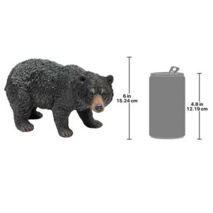 Design Toscano QM24217001 5 Inch Walking Bear Statue - Black