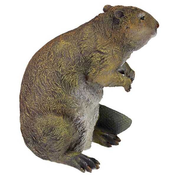 Design Toscano QM2447200 9 Inch Standing Beaver Statue