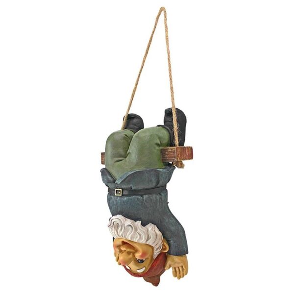 Design Toscano QM2452500 6 Inch Alfie the Acrobat Swinging Gnome Statue