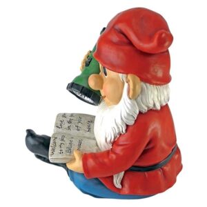 Design Toscano QM2530600 6 1/2 Inch Flashlight Freddie Solar Gnome Statue