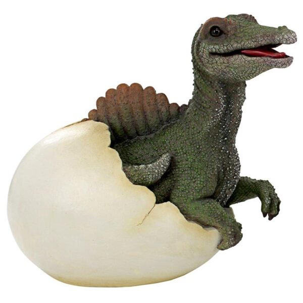 Design Toscano QM2824700 12 1/2 Inch Spinosaurus Dinosaur Egg Statue