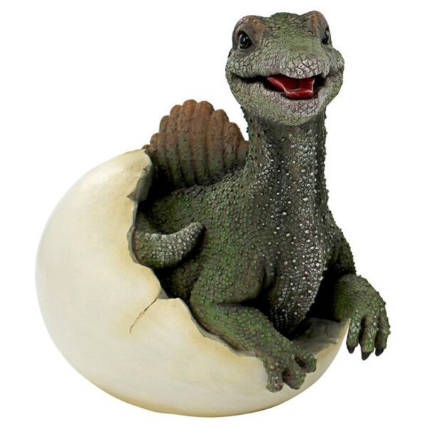 Design Toscano QM2824700 12 1/2 Inch Spinosaurus Dinosaur Egg Statue