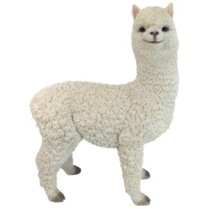 Design Toscano QM2860900 14 Inch Medium Alpaca Garden Statues