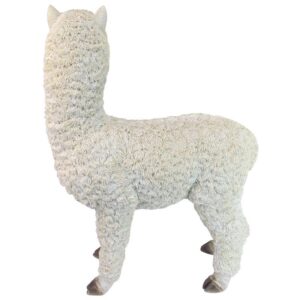 Design Toscano QM2860900 14 Inch Medium Alpaca Garden Statues