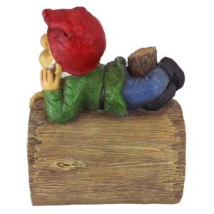 Design Toscano QM2864400 6 Inch Stormie the Gnome Rain Gutter