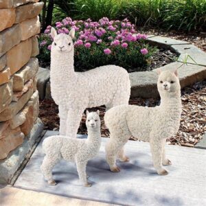 Design Toscano QM2867400 11 1/2 Inch Baby Alpaca Statue