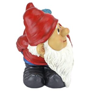 Design Toscano QM2872400 12 Inch Large Loonie Moonie Gnome