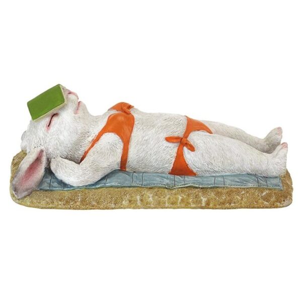 Design Toscano QM2885200 13 Inch Beach Bunny Garden Statue