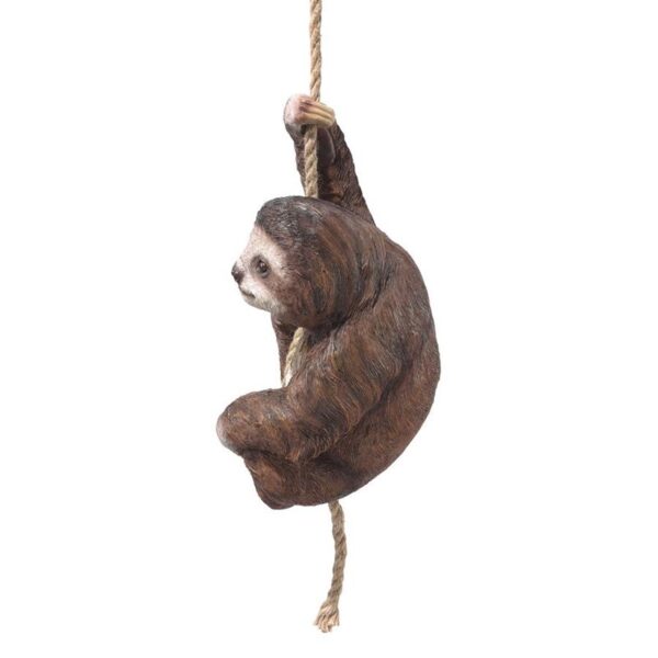 Design Toscano QM2890800 8 Inch Sloth Hanging from Rope