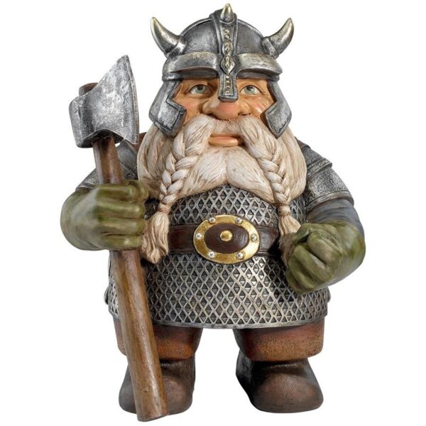 Design Toscano QM2932200 10 Inch Viking Gnome