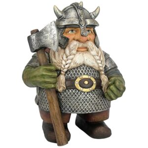 Design Toscano QM2932200 10 Inch Viking Gnome