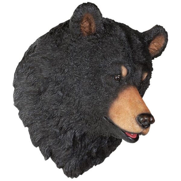 Design Toscano QM2948200 12 Inch American Bear Sculptural Wall Trophy