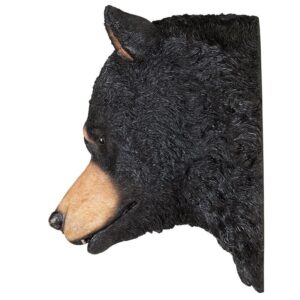 Design Toscano QM2948200 12 Inch American Bear Sculptural Wall Trophy