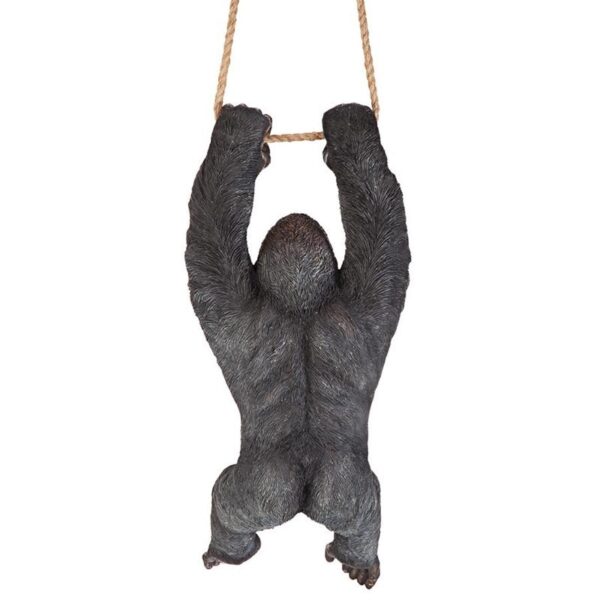 Design Toscano QM2958300 10 1/2 Inch Gorilla Hanging from Rope