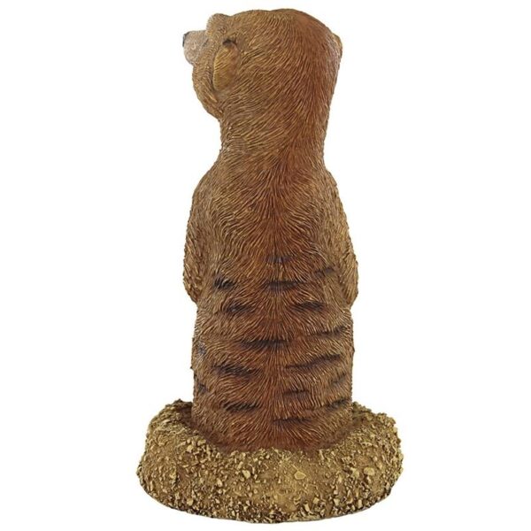 Design Toscano QM3143400 5 Inch Meerkat Coming Out of Ground Statue