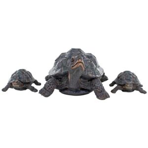 Design Toscano QM6440420 8 Inch Turtle Tribe Garden Statues